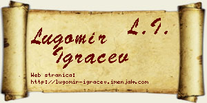Lugomir Igračev vizit kartica